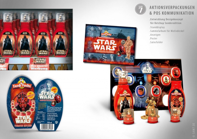 Designkonzept Ketchup. Star Wars Edition.