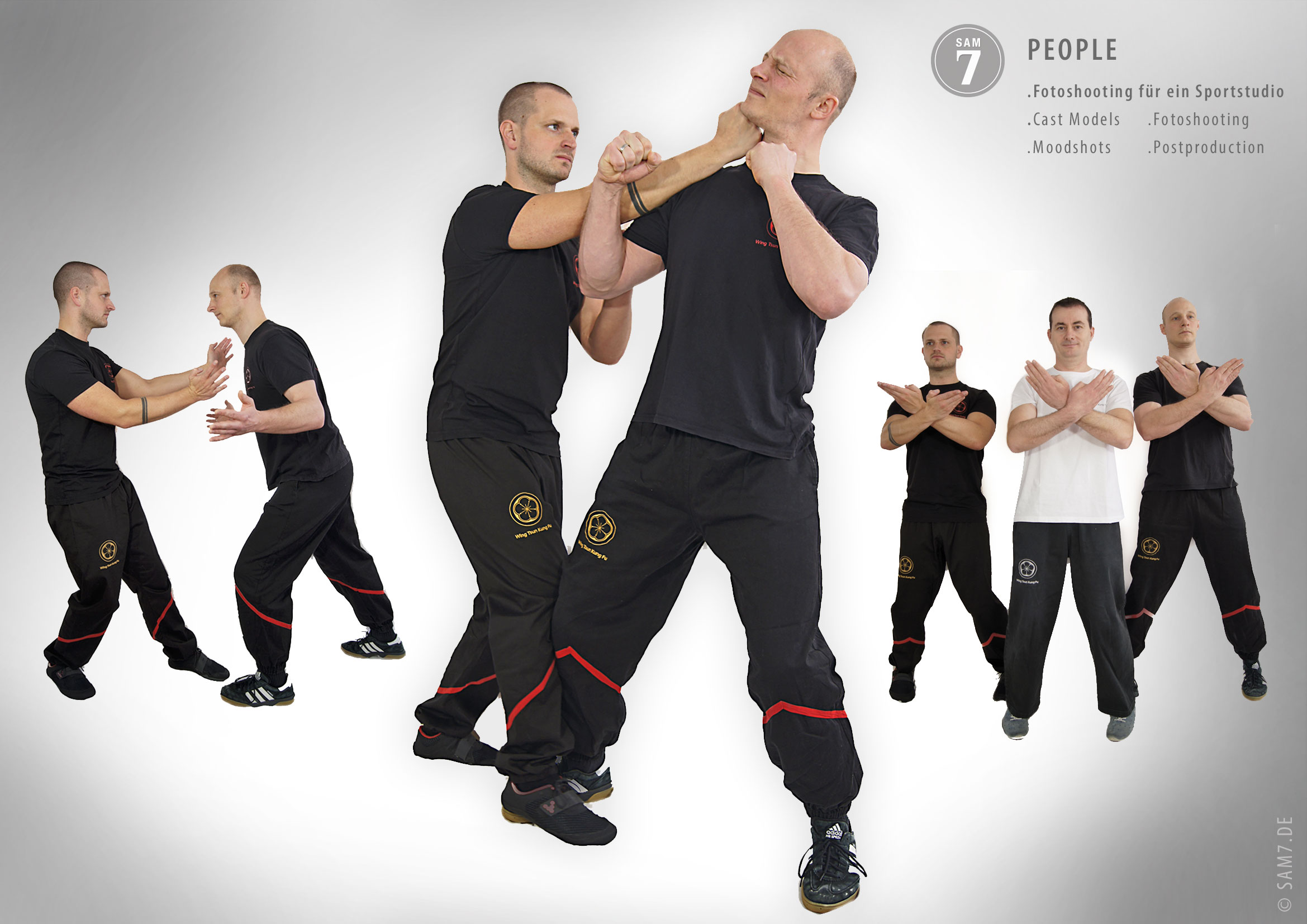 Fotoshooting People. Wing Tsun Kung Fu Kampfkunstschule.