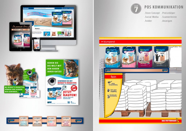 POS Kommunikation. Biokats Store Concept.