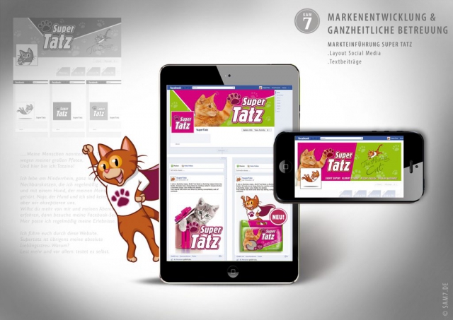 SuperTatz. Social Media Design.